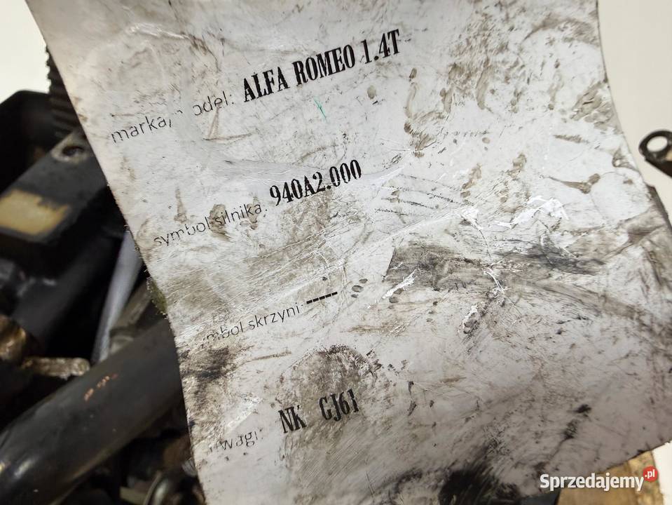 DÓŁ SILNIKA 940A2000 Alfa Romeo Mito Giulietta Chełm