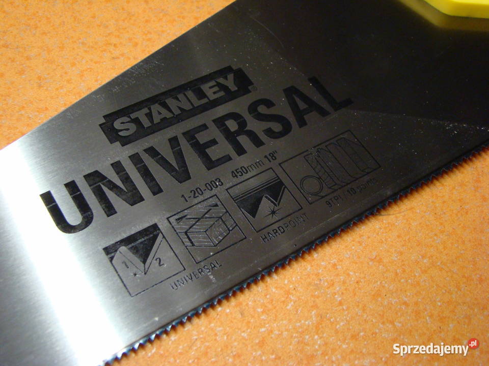 Piła ręczna płatnica UNIVERSAL STANLEY L450 mm śląskie Bielsko-Biała