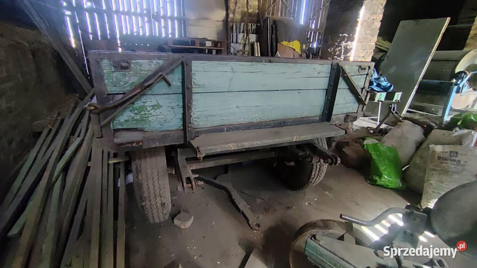 przyczepa polna rolnicza 210x430 nieuszkodzony mazowieckie Pogroszew