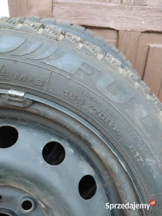 Opony peugeot 206 zimowe stan Części samochodowe Łódź