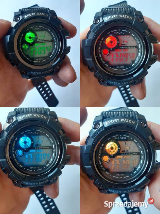 Zegarek elektroniczny cyfrowy sportowy LED męski lubuskie Gorzów Wielkopolski