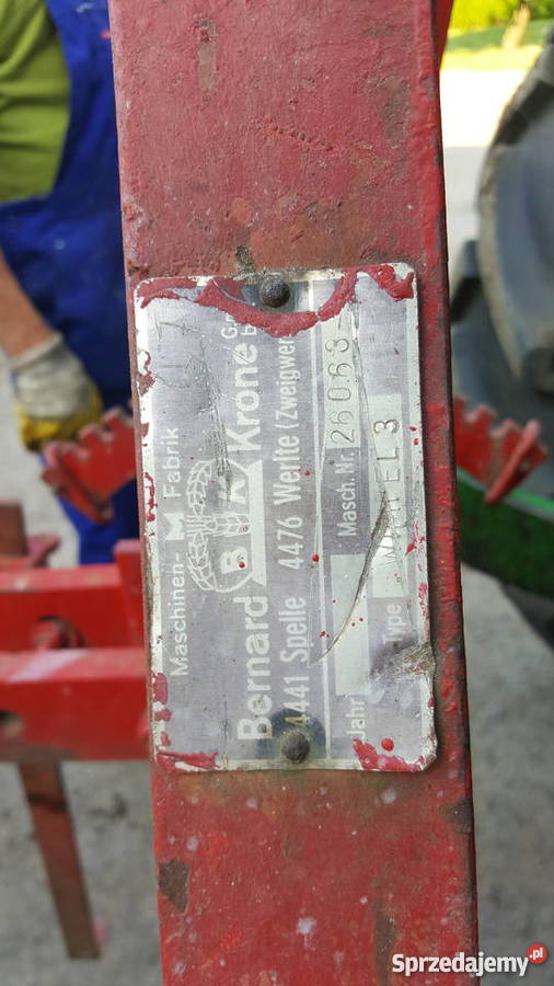 Pług zagonowy 3 skibowy Krone wielkopolskie Brudzew