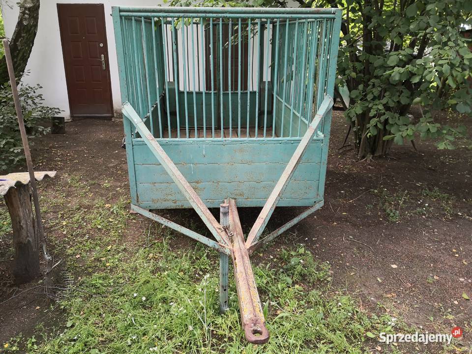Sprzedam dwukółkęprzyczepkę ciagnikową nieuszkodzony Przyczepy rolnicze Płoniawy-Bramura