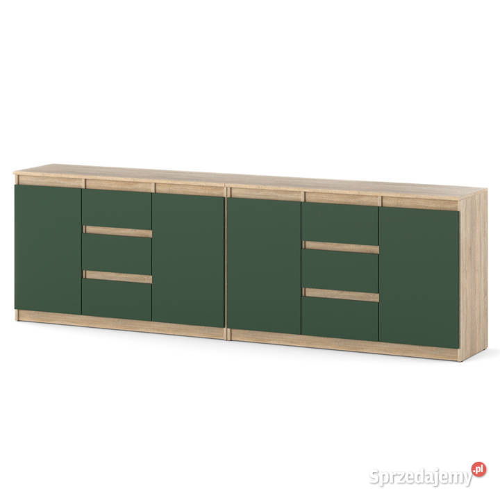 Komoda Pojemne 6 Szuflad Nowoczesne Szafka 240 35cm Elbląg