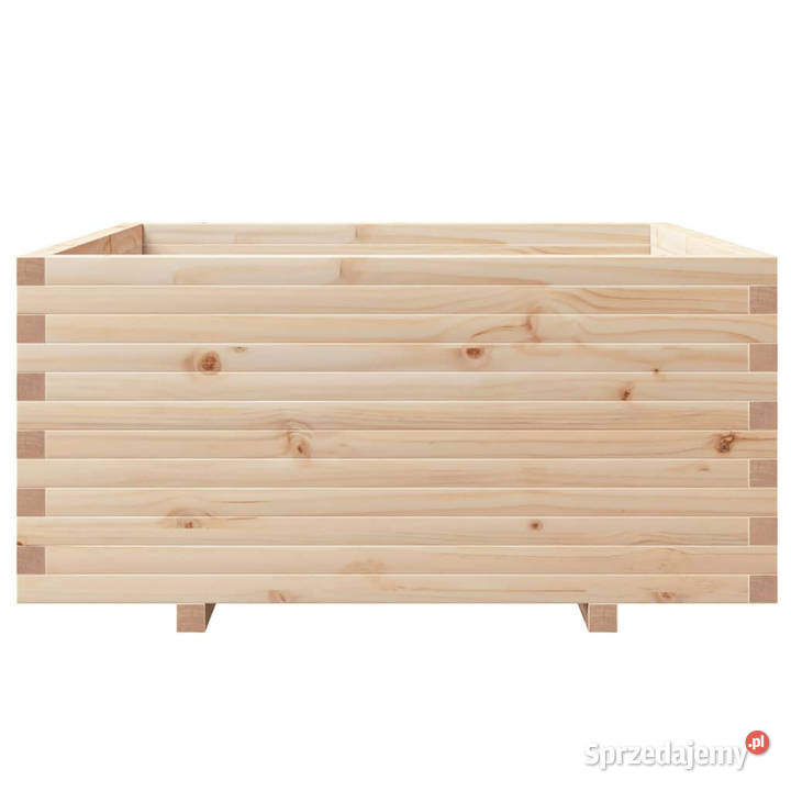 Donica ogrodowa 100x100x495 lite drewno sosnowe Warszawa