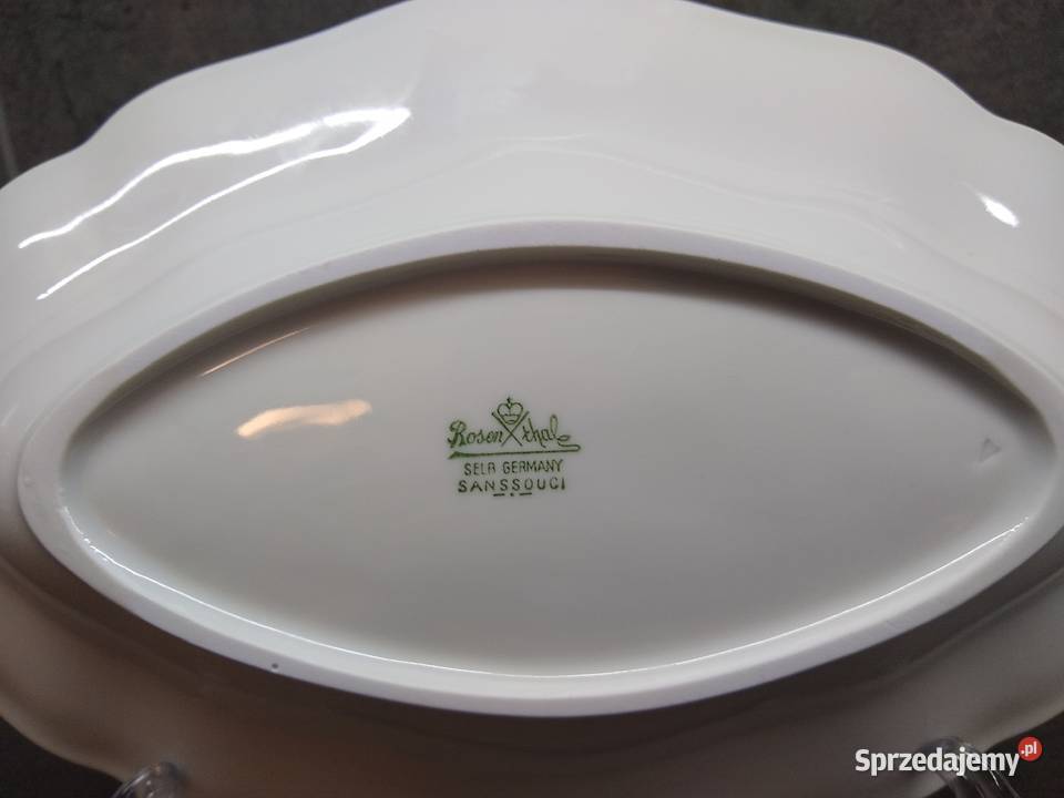 Śledziówka półmisek Rosenthal Sanssouci biała Kalisz