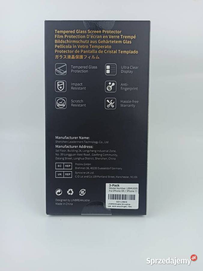 Szkło Hartowane Ochronne iPhone XR iPhone 11 3 Stalowa Wola