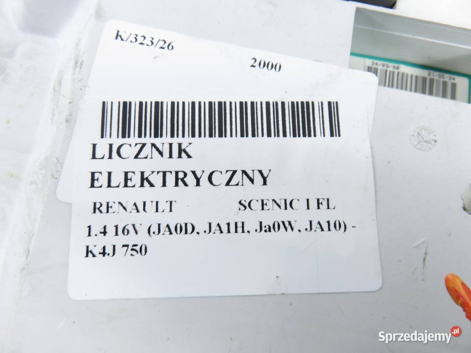 LICZNIK RENAULT SCENIC I FL 14 16V 7700427900 osobowe sprzedam