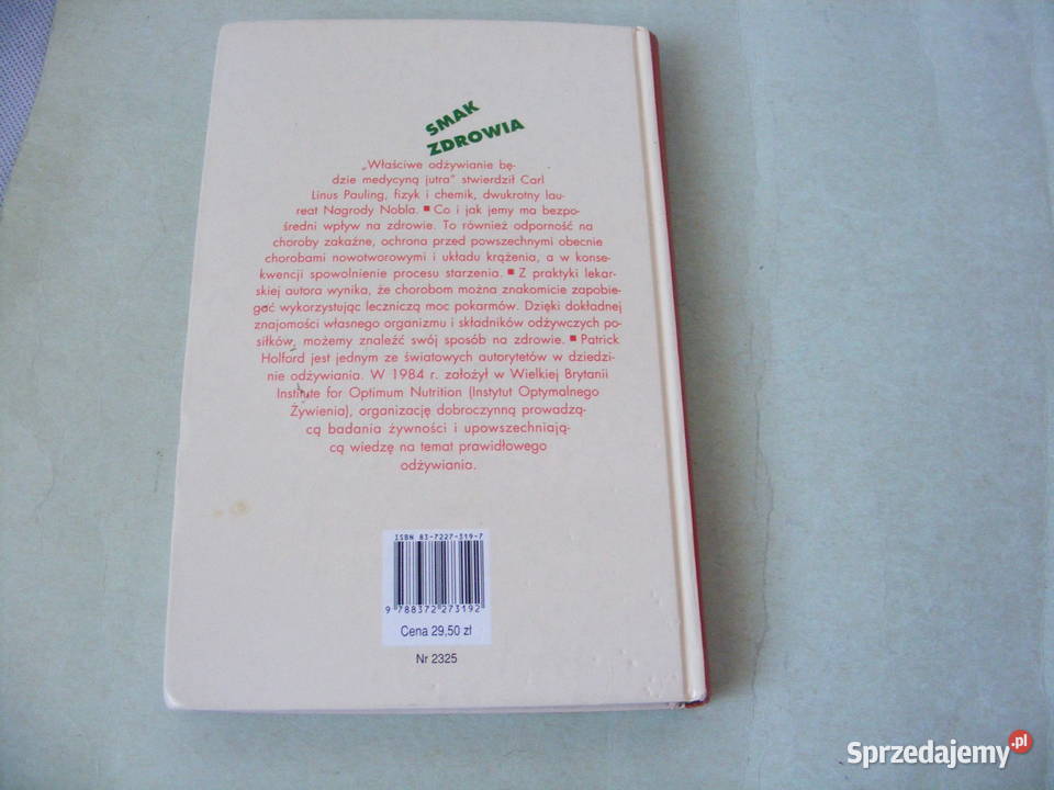 Smak zdrowia Holford zdrowo żywić rodzinę Oborniki Śląskie