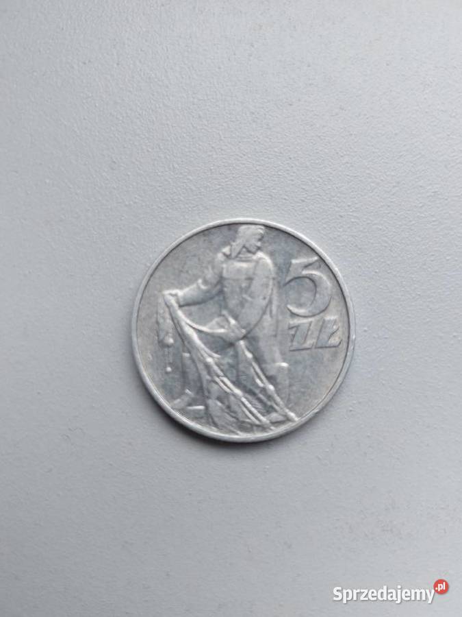 moneta 5 Rybak 1974 r Polska PRL retro antyk Kolekcje Poznań