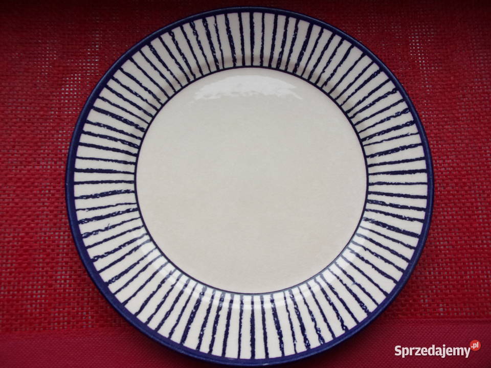 2 wyjątkowe talerze śniadaniowo zakąskowe Warszawa sprzedam