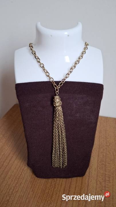 Zabytkowy sautoir z wisiorkiem lata 70 Lublin