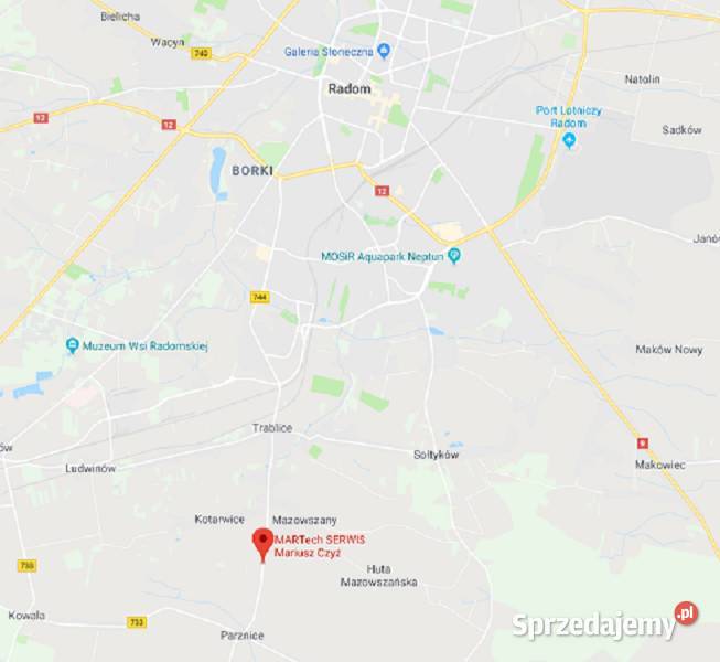 ŁYŻKA SKARPOWA do minikoparki ACB VOLVO 1300 mazowieckie Mazowszany