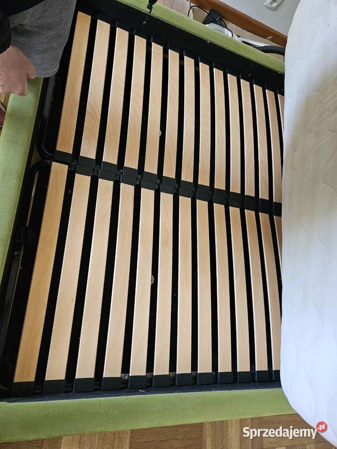 Łóżko z materacem 150cm mazowieckie Warszawa sprzedam