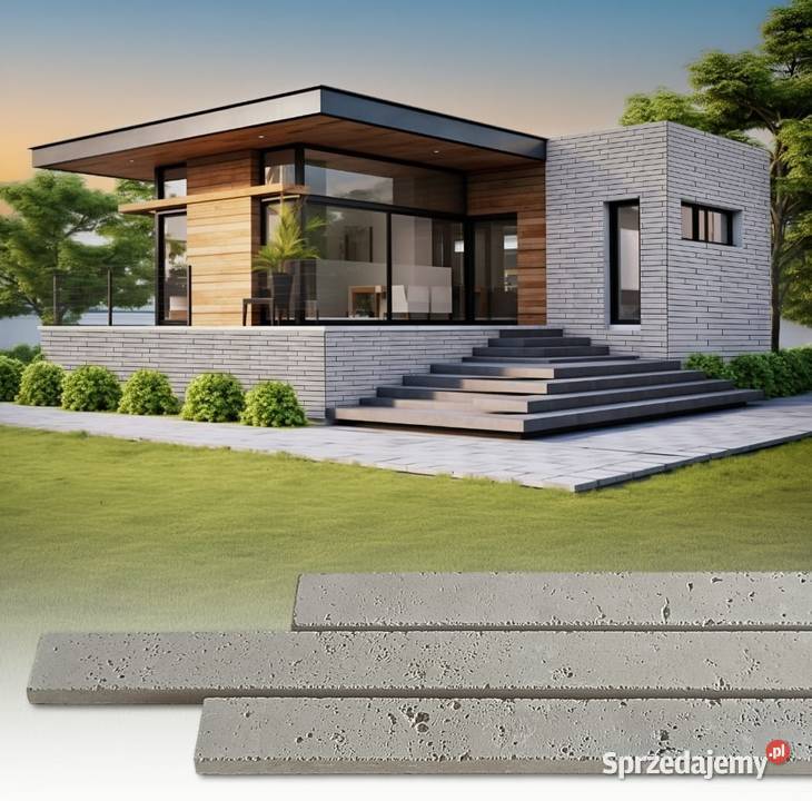 Płytki ceglane na elewację Slim Long Moon 52