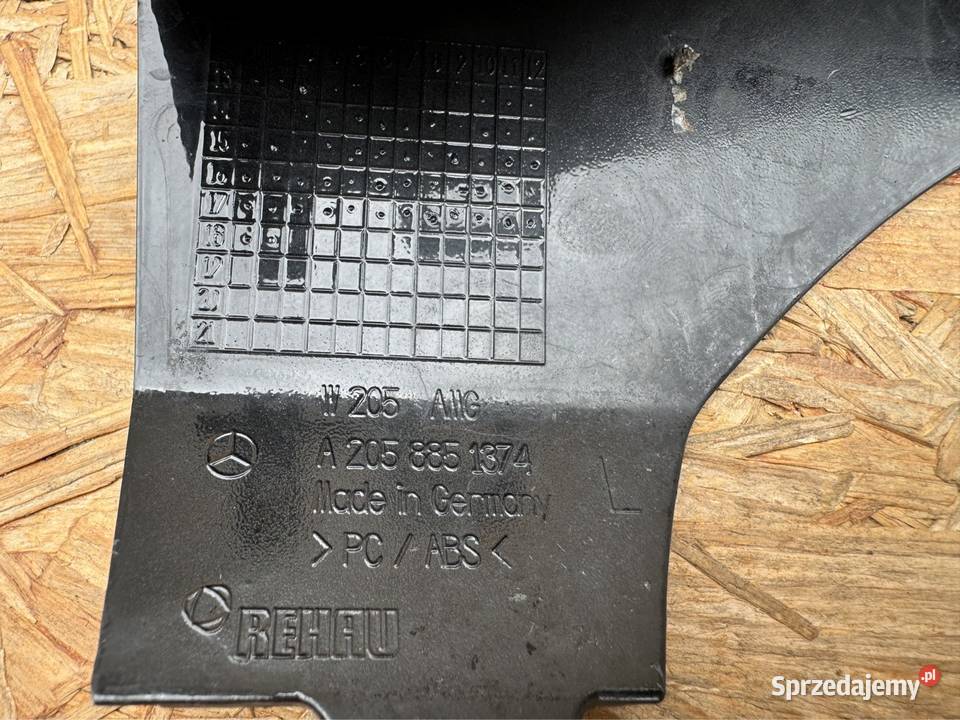Listwa zderzaka przód prawa lewa w205 amg Sieraków