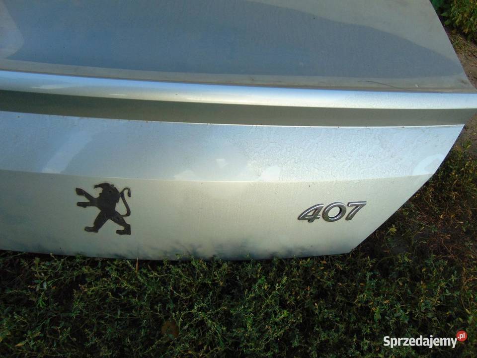 KLAPA TYLNA TYŁ EZRC PEUGEOT 407 COUPE osobowe sprzedam