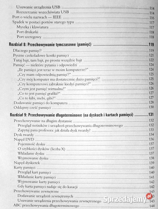 Komputery PC bystrzaków Dan Gookin lubelskie Chełm sprzedam