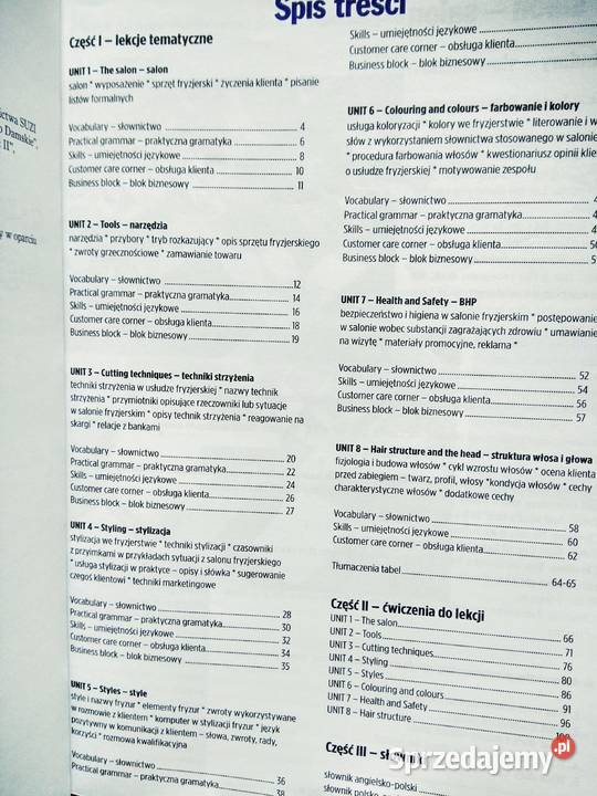 Shortcut hair salon Suzi angielski zawodowy Antykwariat mazowieckie Warszawa