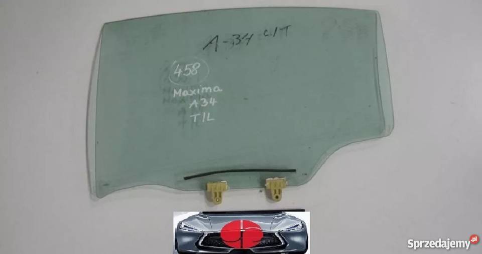 NISSAN MAXIMA A34 SZYBA BOCZNA DRZWI TYŁ RL Nowy Tomyśl