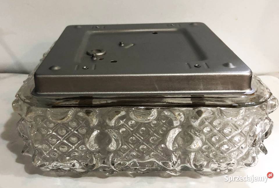 Plafon kinkiet Glashutte Limburg Niemcy lata 70 Myślachowice