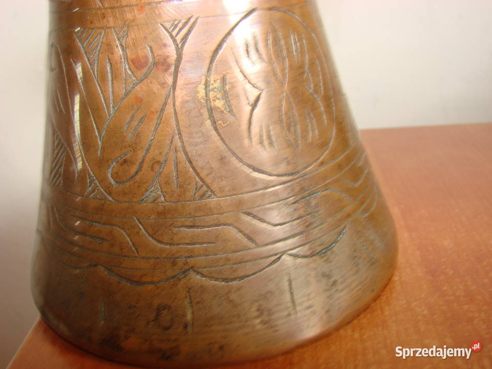 stary miedziany tygielek do kawy