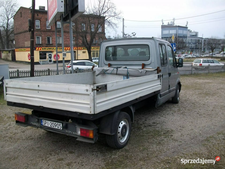 Opel Movano Doka6 osobowy stan nowe sprzęgło śląskie Katowice