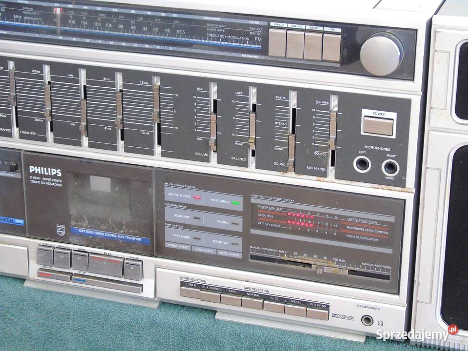 Radio magnetofon Philips D8644 Vinage WYSYŁKA Jasło