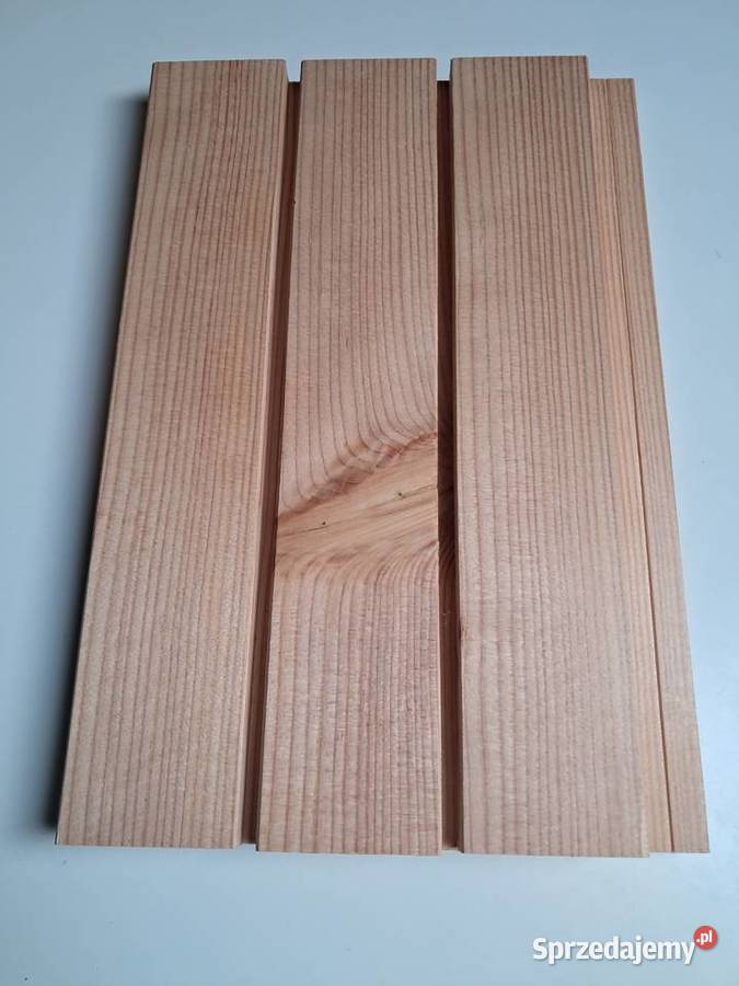 Elewacja drewniana 3D modrzewiowa modrzew Biskupice