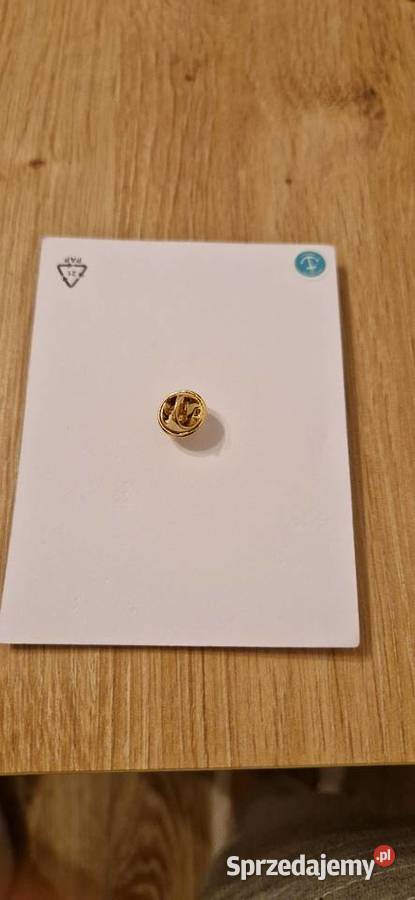 Przypinka pin broszka Avon serce fioletowe małopolskie Kraków