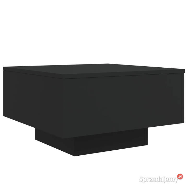 Stolik kawowy czarny 55x55x31 materiał Stoły Warszawa
