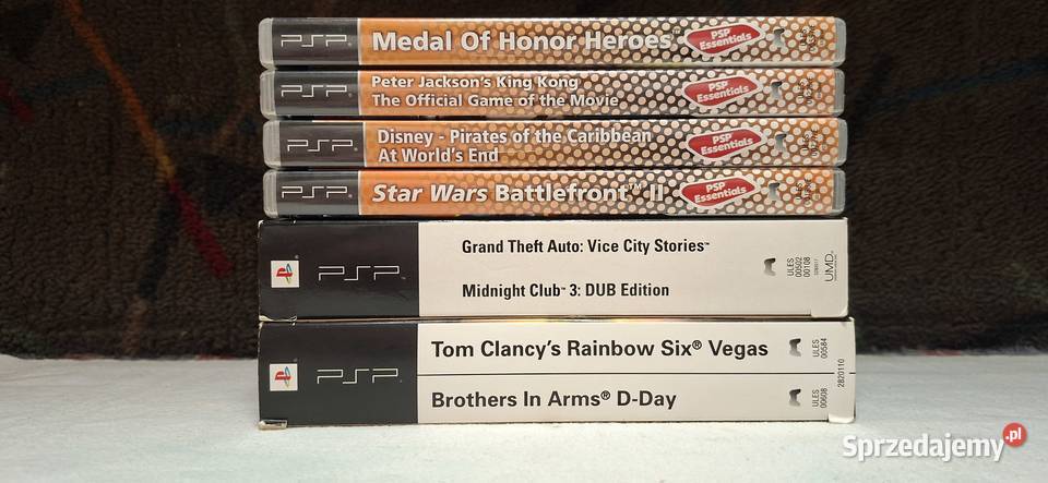 Gry na konsolę PSP dot kompletu 16 sztuk Zielona Góra
