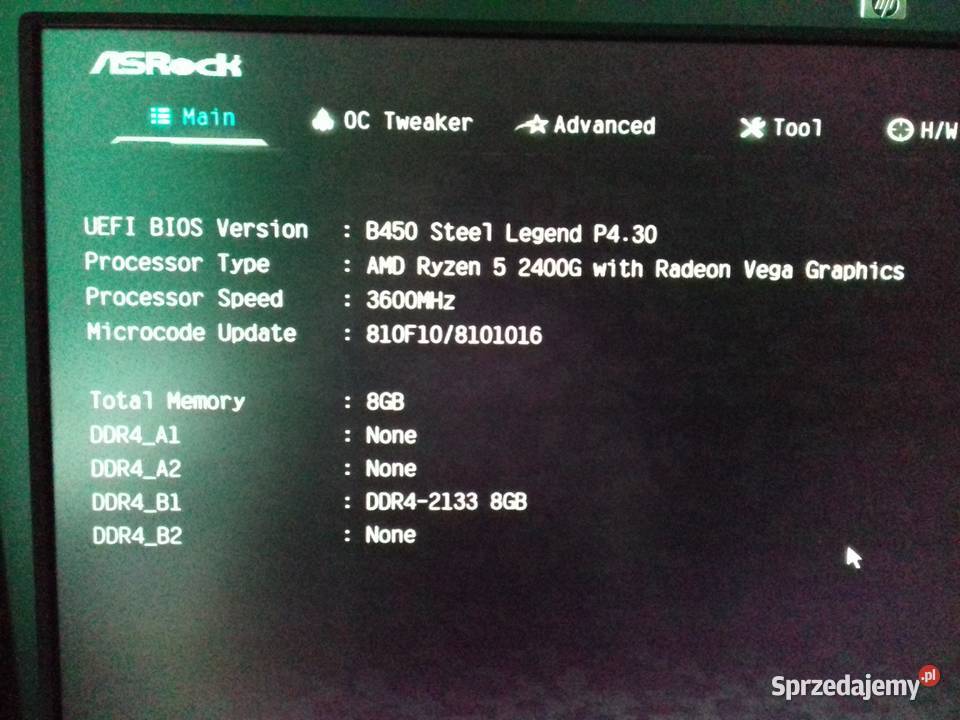 SK Hynix DDR4 8GB uszkodzonybłędy 2133MHz CL15 Bydgoszcz