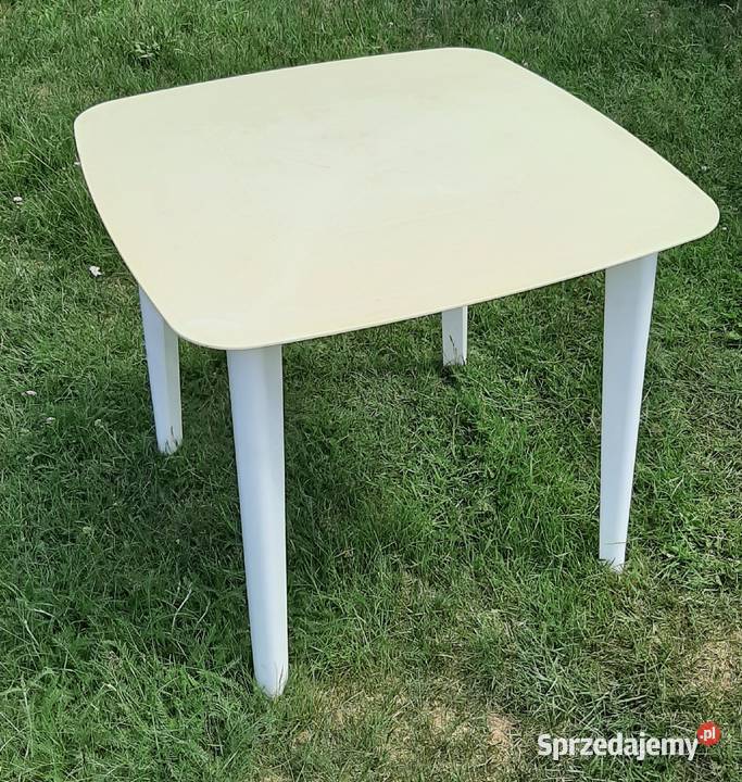 Stół stolik plastikowy używany Składanych odbiór Sianów