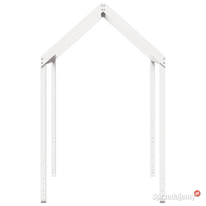 Daszek do łóżka dziecięcego biały 217x955x159 Warszawa