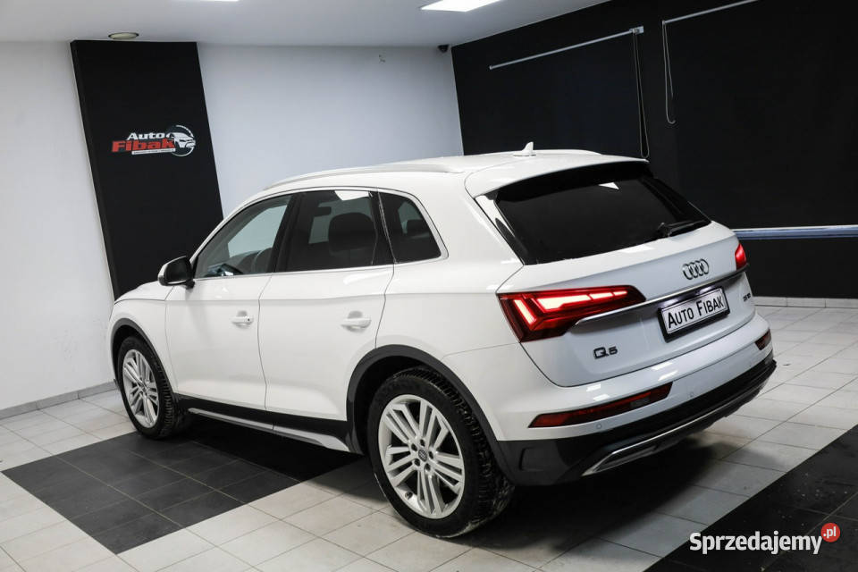 Audi Q5 Salon PolskaLift77000Serwis ASOI biały łódzkie Konstantynów Łódzki sprzedam