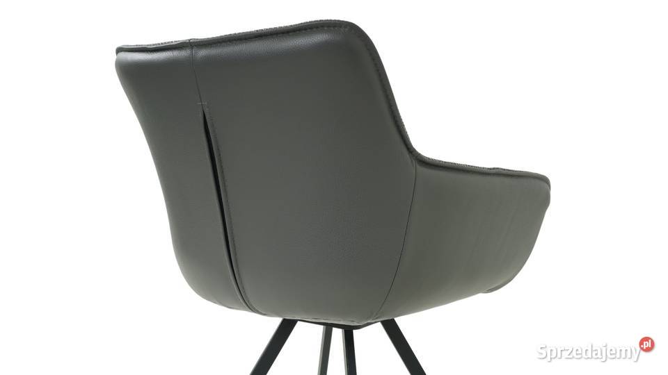 Krzesło Gaya obrotowe w połączeniu tkaniny i śląskie