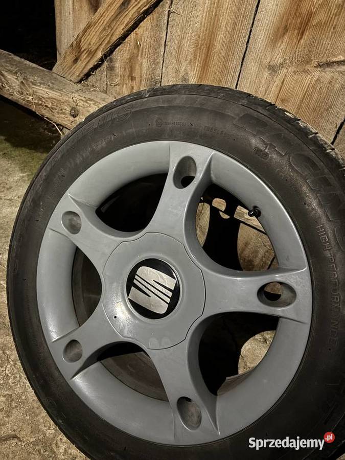 Alufelgi 16 5x100 z oponami Seat Samochody na części sprzedam