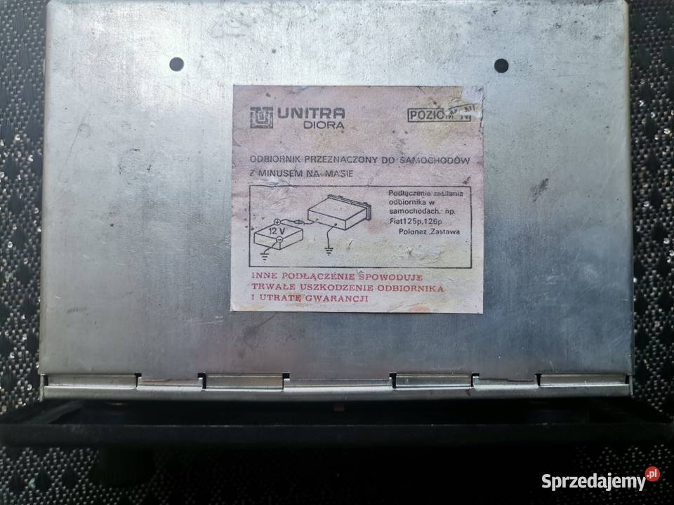 Radio samochodowe Safari 5 SMP 502 z czasów PRL Kraków