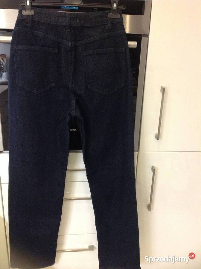Spodnie Jeans Granatowe Damskie Reserved M Nowe Nowa Sól