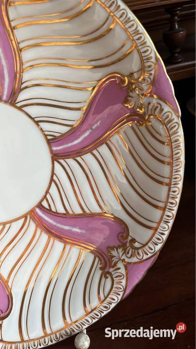Patera bogato złocona Bez sygnatury Przepiękny pomorskie Gdańsk