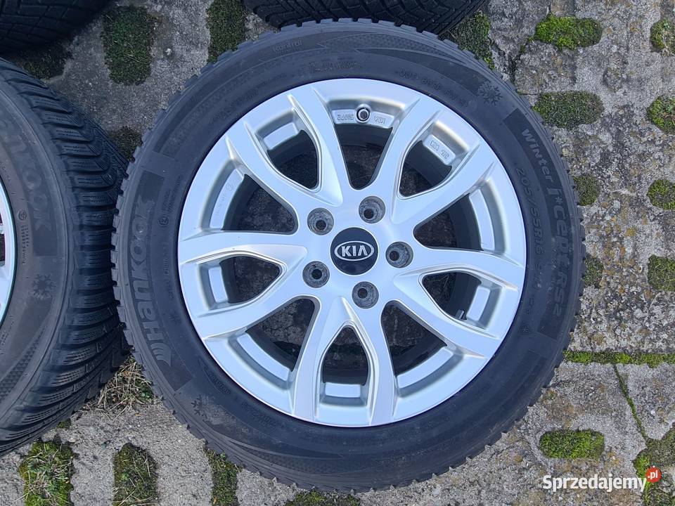 Koła zimowe Kia 20555 R16 super stan warmińsko-mazurskie Elbląg sprzedam