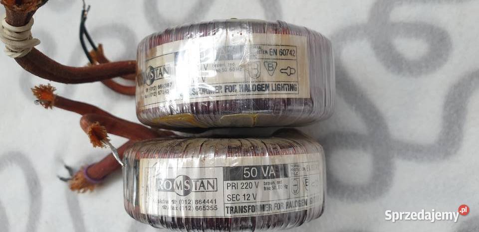 Transformator ROMSTAN 60V i 50V Kraków