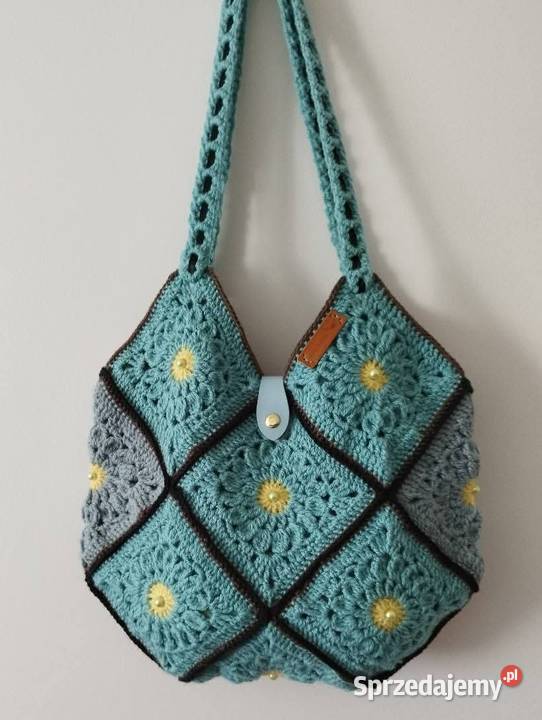 Torby robione na szydełku Torby i torebki Piekary Śląskie sprzedam