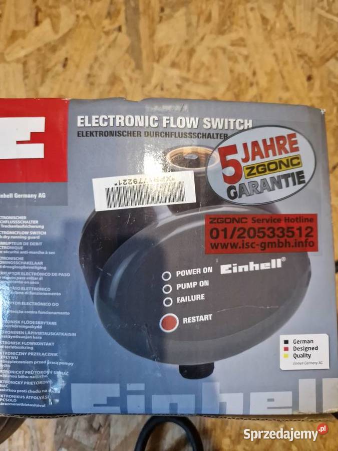 Elektryczny przełącznik przepływu Einhell 10 bar Głogowa