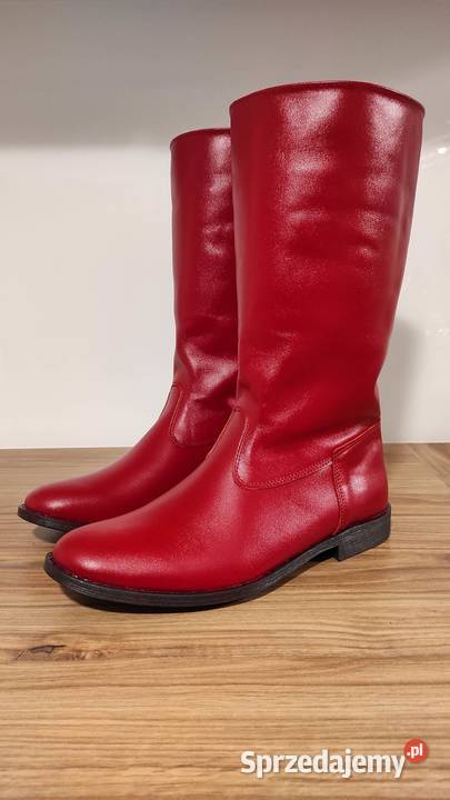 Oficerek skórzany czerwony 39 46 Pozostałe Wadowice