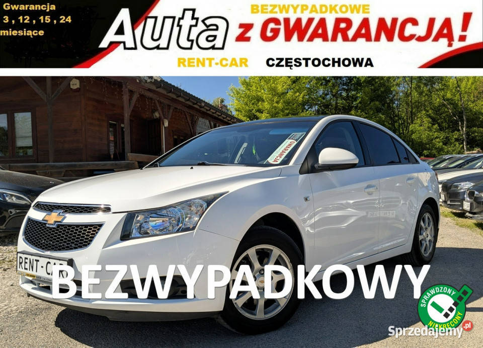 Chevrolet Cruze LS20D125OPŁACONY Bezwypadkowy klimatyzacja Cruze Częstochowa sprzedam