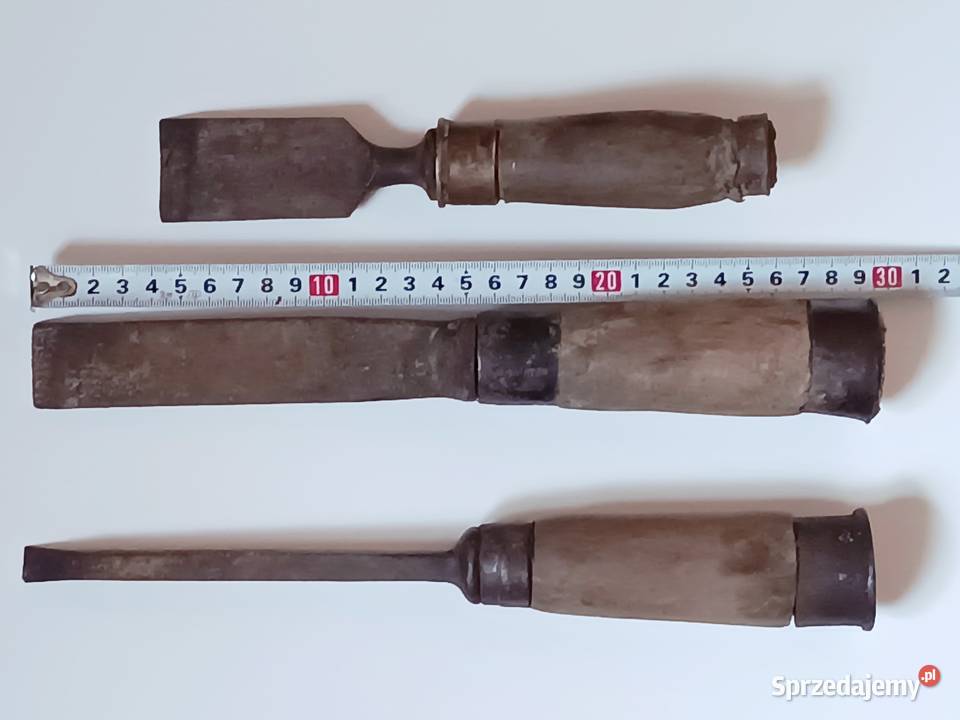 Stare dłuta stolarskie 3 Antyki podkarpackie Rzeszów