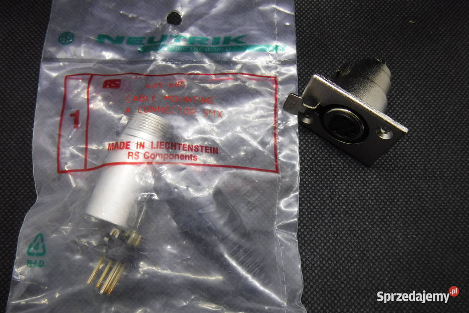 Neutrik x connector 5MX 405685 cable mounting