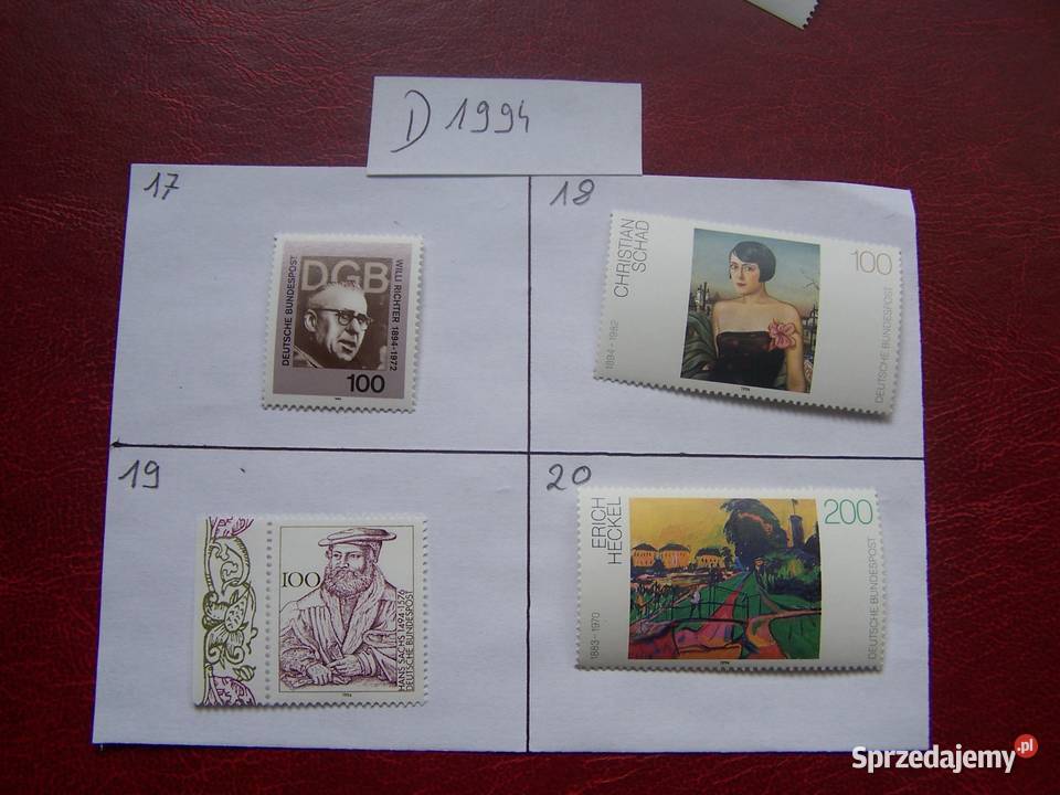 Niemcy 1994 MNH Znaczki z roczników WYBIERAJ Tychy sprzedam